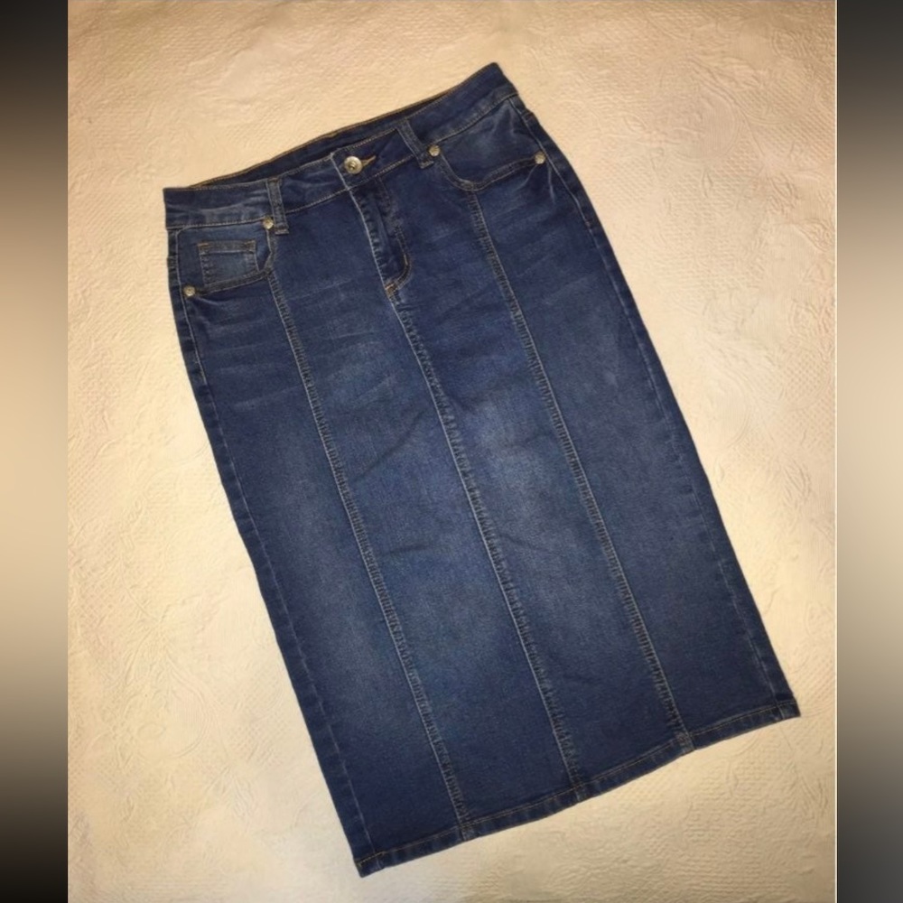 Blue jean skirt